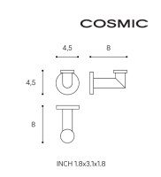 MEDIDAS COLGADOR KUBIC COSMIC